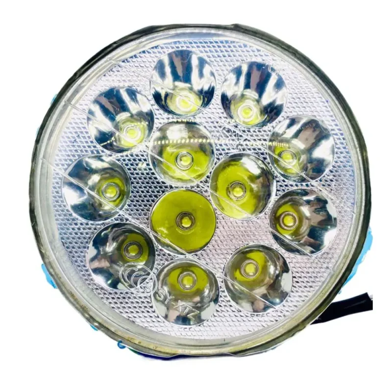 بلوری چراغ جلوموتورسیکلت هندا ۱۲لامپLEDگردCG کد 09 - Image 2