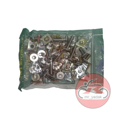 پیچ ومهره کامل فلاپ موتورسیکلت بیکلاچ ویو