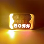 بلوری چراغ جلو ال ای دی BOSS کد 08 مناسب برای موتورسیکلت - Image 2