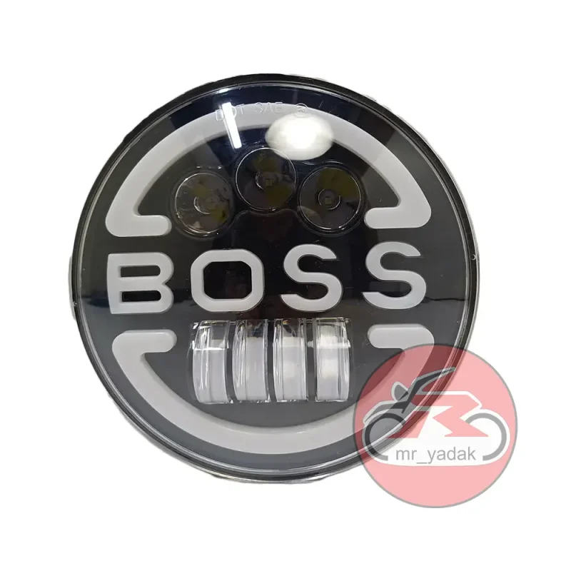 پروژکتور گرد 7 اینچ BOSS مناسب برای موتورسیکلت و ماشین