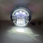 بلوری گرد 7 اینچ BOSS کد 06 مناسب برای موتورسیکلت و ماشین - Image 6
