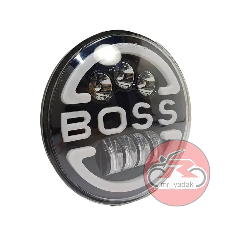 پروژکتور گرد 7 اینچ BOSS مناسب برای موتورسیکلت و ماشین