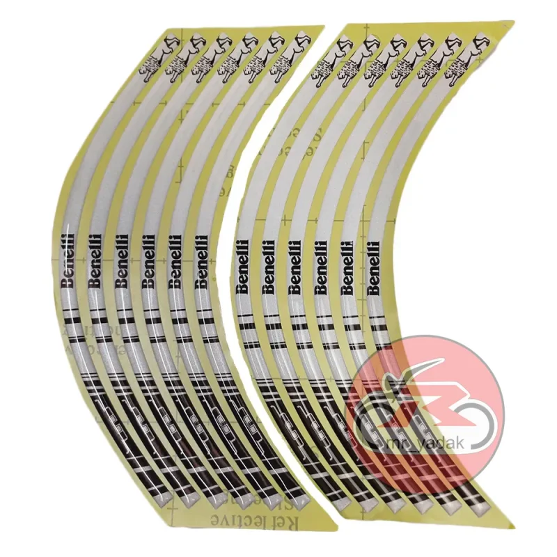 برچسب دور رینگ ژله ای موتورسیکلت بنلی