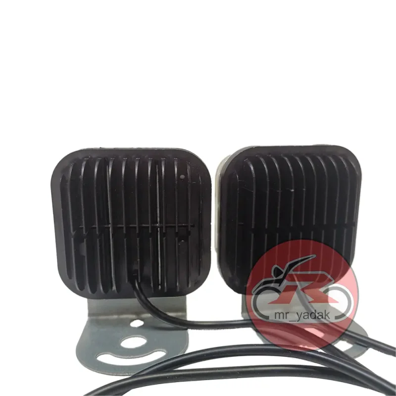 پروژکتور 9 ال ای دی پلیسی مربعی کد 07 ست 2عددی