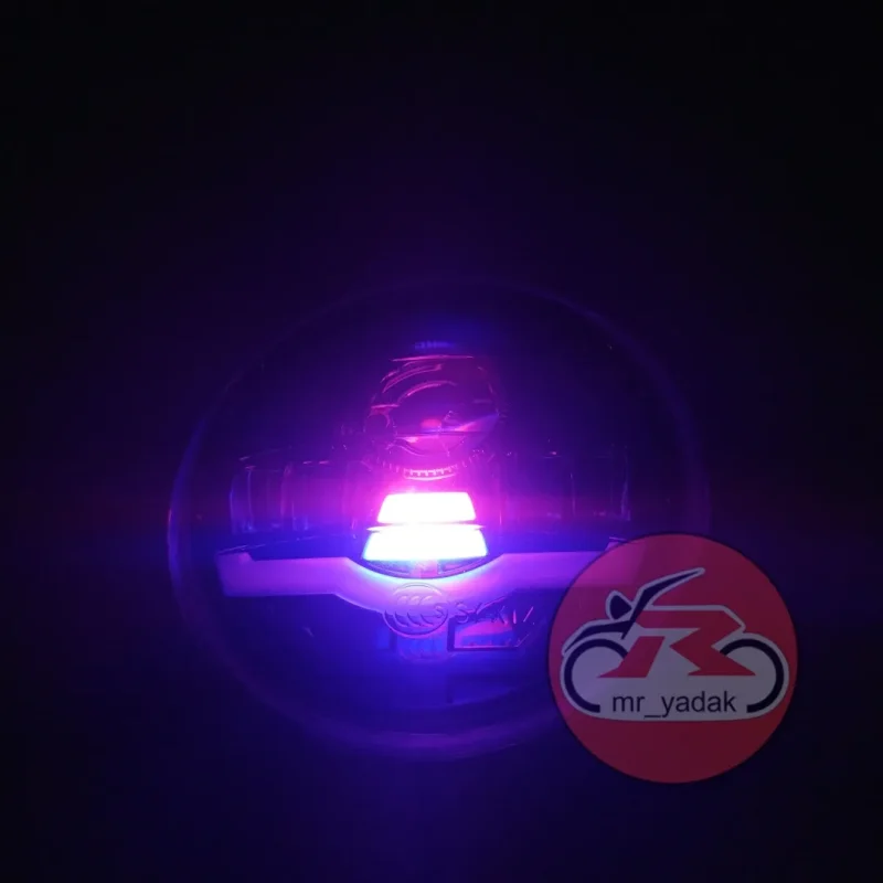 بلوری چراغ جلو گرد پلیسی 5 اینچ کد 01