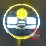 بلوری چراغ جلو گرد پلیسی 5 اینچ کد 01