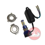 هدلایت 6 لامپ 3 طرفه 2 حالته فن دار کد 01 مناسب برای موتورسیکلت و ماشین