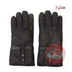 دستکش چرمی ساق بلند کد 03