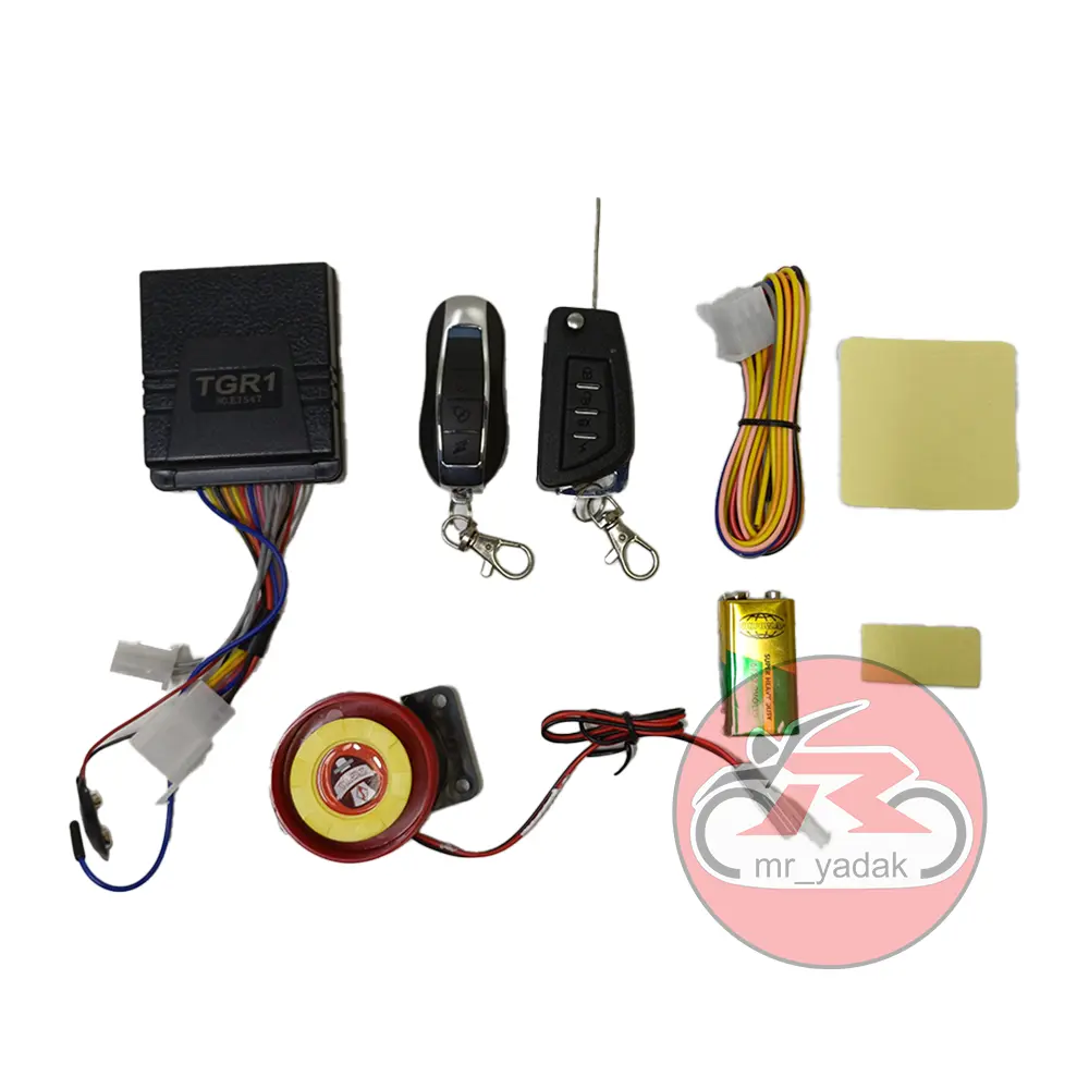 دزدگیر موتورسیکلت کد 01 با ریموت و سوئیچ خام